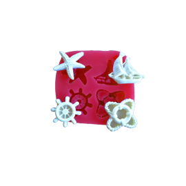 Силиконов калъп "Морски - 4 фигури"