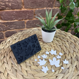 Силиконов калъп "Кленови листа - 13 елемента"