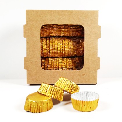 Капсули - златни за печене Ø32 h16 - 60бр