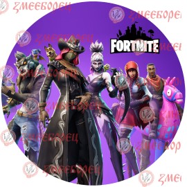 Готова фотодекорация кръгла "Fortnite 4"