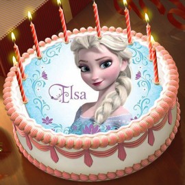 Готова фотодекорация кръгла "Frozen 4"