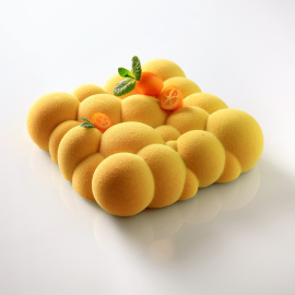 Спрей кадифе на основата на какаово масло - Оранжев - 100мл