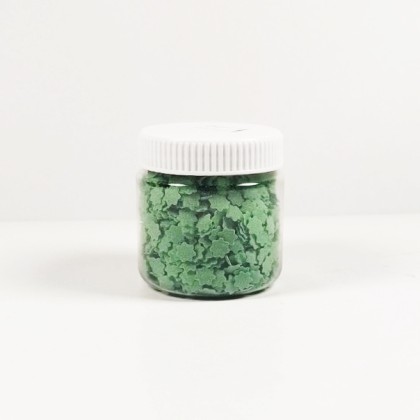 Захарна поръска "Звезди" - Зелени - 50гр