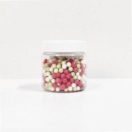 Захарна поръска "Перлени топчета" - Коледни - 50гр