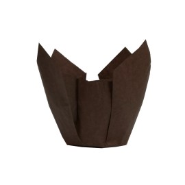 Капсули лале - кафяво Ø50 h80мм