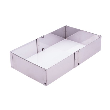 Раздвижен ринг - правоъгълен - 30-57см h7см