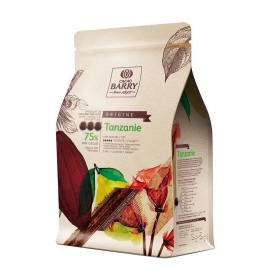 Черен танзанийски шоколад "CACAO BARRY" - 75% - 1кг