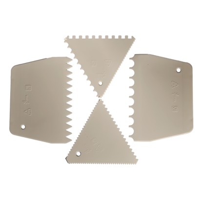 Комплект гребенчета за декорация - 4 елемента