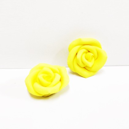 Захарна фигурка - "Голяма роза - жълта" - 1 брой