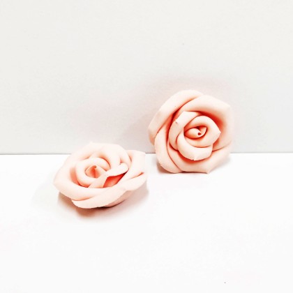 Захарна фигурка - "Голяма роза - праскова" - 1 брой