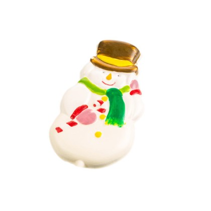 Форма за шоколадова отливка "Снежен човек - 2 гнезда"