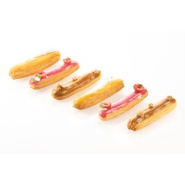 Силиконов килим с перфорация и очертания "Air Mat Eclair & Choux" - 30x40см