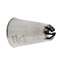 Накрайник затворена звезда с извити зъби - Ø17мм