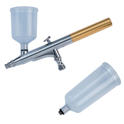 Въздушна четка с два резервоара - двойнодействаща 