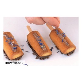 Силиконова форма за сладолед "GEL05 - MINI CHIC" - 8 гнезда