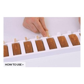 Силиконова форма за сладолед "GEL05 - MINI CHIC" - 8 гнезда