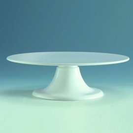Въртяща поставка за торта Ø32 - Бяла - МЛ