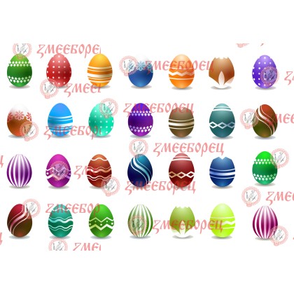 Готова фотодекорация за мъфини и дребни сладки - Великден 2