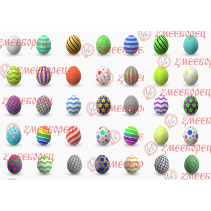 Готова фотодекорация за мъфини и дребни сладки - Великден 4