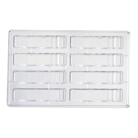 Поликарбонатна форма бонбон "Вълна бар"