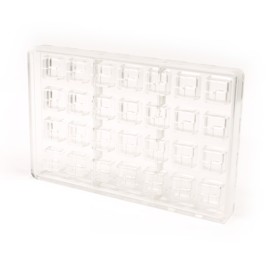 Поликарбонатна форма бонбон "4 квадрата"