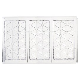 Поликарбонатна форма бонбон "Пирамида Трио"