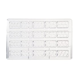 Поликарбонатна форма бонбон "Пирамида Блок"