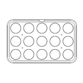 Плоча за тарталети  "MAXIW"