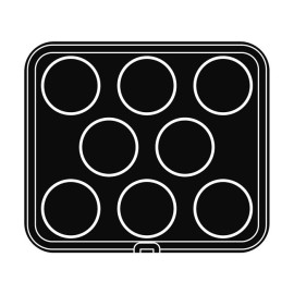 Плоча за тарталети "PLATE 45"