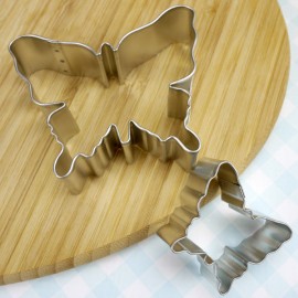 Комплект метални кутери "Пеперуда" - 2 елемента