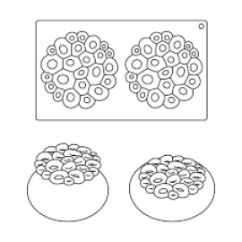 Силиконова форма "CORAL"