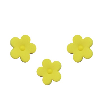 Комплект захарни цветлета - жълти - 50бр