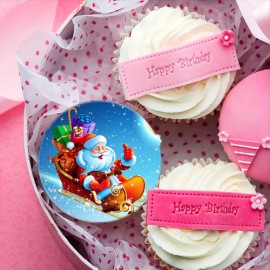 Готова фотодекорация за мъфини и дребни сладки - Коледа 6