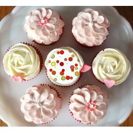 Готова фотодекорация за мъфини и дребни сладки - Коледа 1