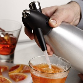 Сифон за сода от неръждаема стомана 1л  - Класик