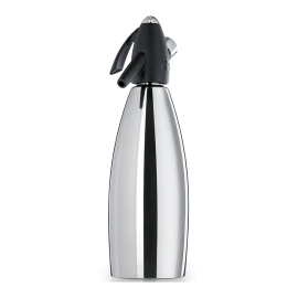 Сифон за сода от неръждаема стомана 1л  - Класик