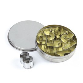 Комплект метални кутери "Цифри" - 9 елемента