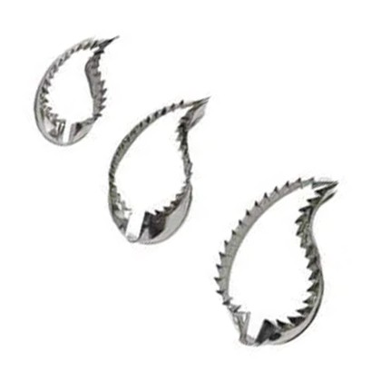 Комплект кутери "Листо Къдраво завито" - 3 елемента