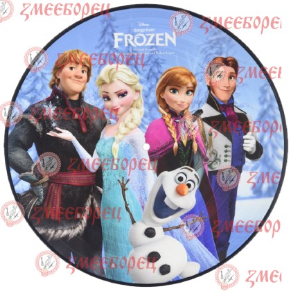 Готова фотодекорация кръгла "Frozen 1"