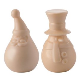 3D Поликарбонатна форма "Дядо Коледа и снежен човек"