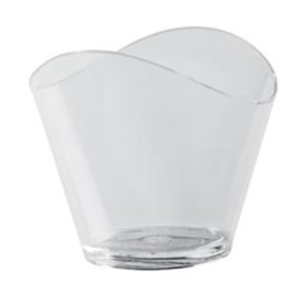 Прозрачна чаша - вълнообразна "50мл" 10бр.