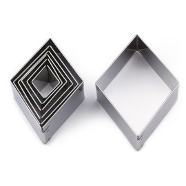 Комплект метални кутери Ромб 7 елемента