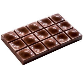 Поликарбонатна форма за шоколадов бар "Liquid"