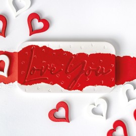 Поликарбонатна форма бар "Love you"