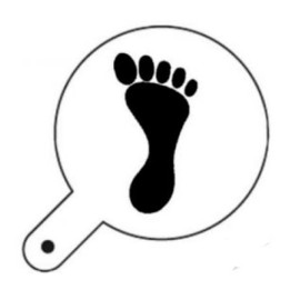 Шаблон за декорация  "Стъпало"