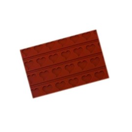 Релефен силиконов килим "Сърце"