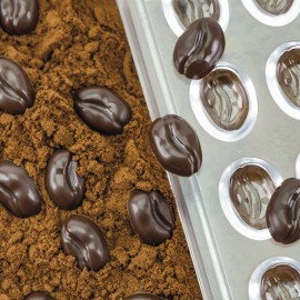 Поликарбонатна форма за шоколад "Mini Coffee" Малко кафенце 