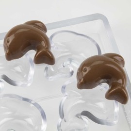 Поликарбонатна форма за бонбони "Flipper" Делфин