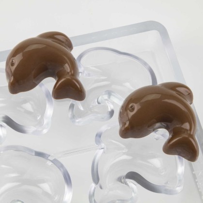 Поликарбонатна форма за бонбони "Flipper" Делфин