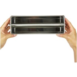 Метална форма за печене с вложка за пълнежи  - 250х60 h60мм